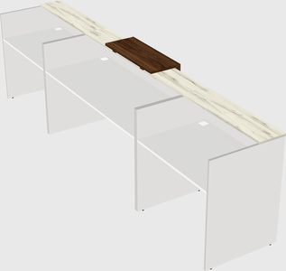 Modern long reception desk