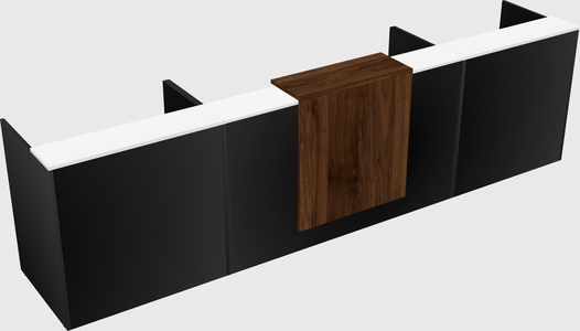 Modern long reception desk