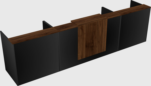 Modern long reception desk