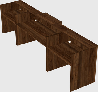 Modern long reception desk