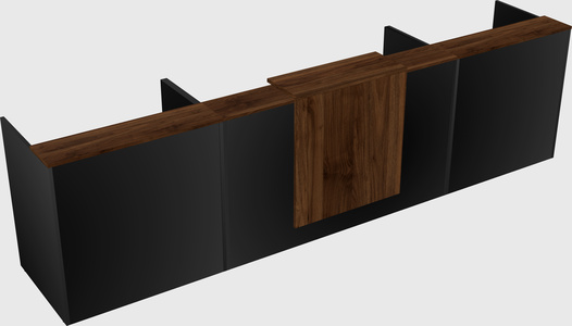 Modern long reception desk