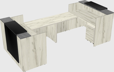 Reception desk u-shape