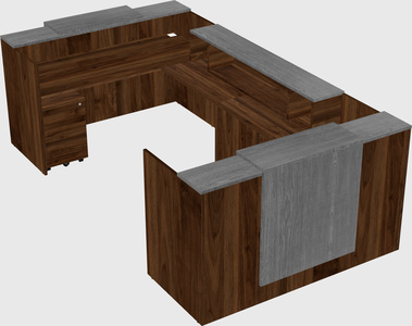 Reception desk u-shape