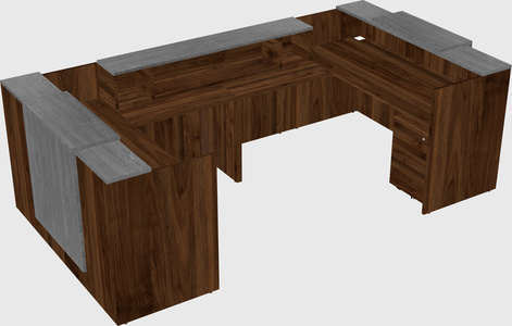 Reception desk u-shape