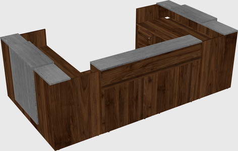 Reception desk u-shape