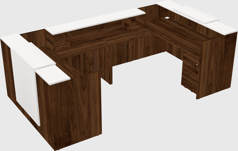 Reception desk u-shape