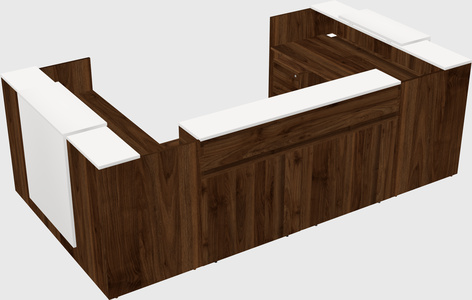 Reception desk u-shape