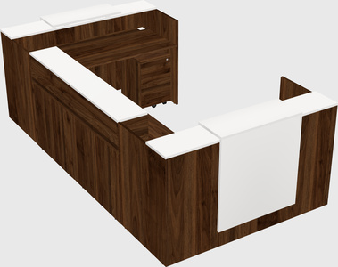 Reception desk u-shape