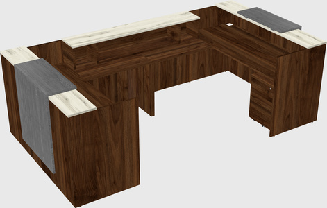 Reception desk u-shape