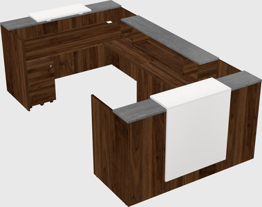 Reception desk u-shape