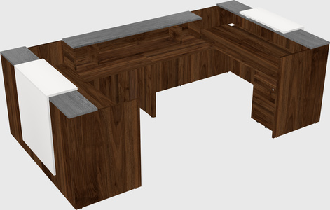 Reception desk u-shape