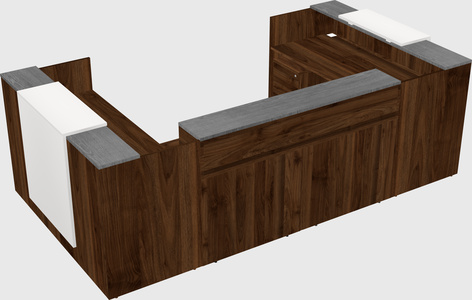 Reception desk u-shape