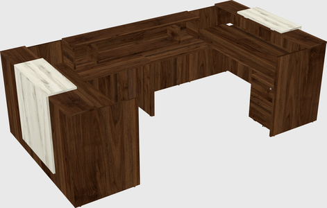 Reception desk u-shape