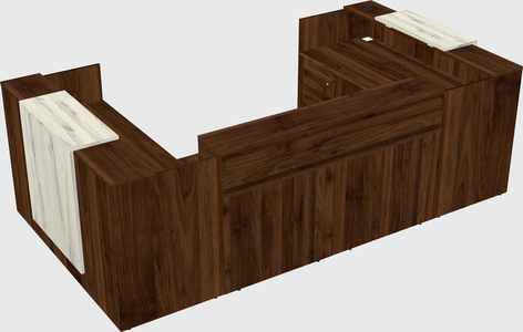 Reception desk u-shape
