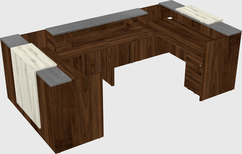 Reception desk u-shape