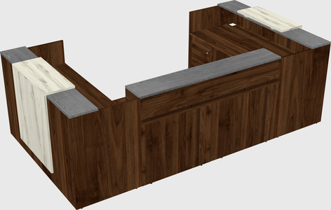 Reception desk u-shape
