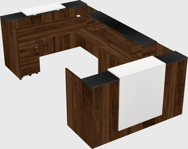 Reception desk u-shape