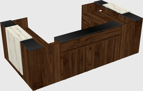 Reception desk u-shape