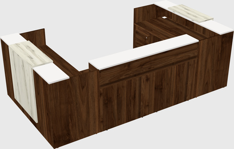 Reception desk u-shape