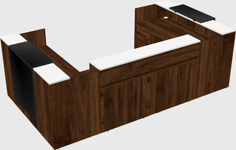 Reception desk u-shape