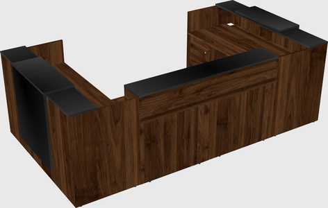 Reception desk u-shape