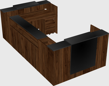 Reception desk u-shape