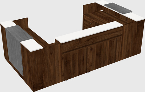 Reception desk u-shape