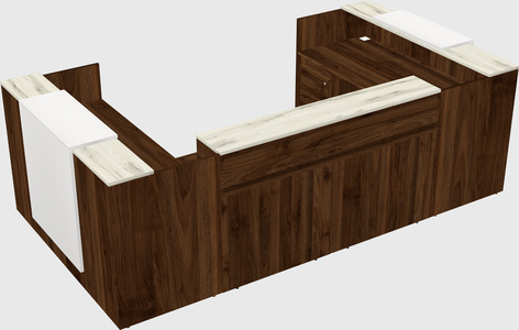 Reception desk u-shape