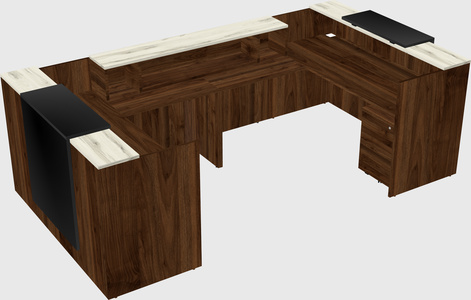 Reception desk u-shape
