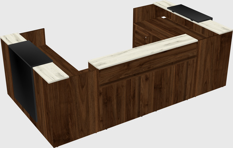 Reception desk u-shape