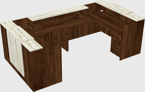 Reception desk u-shape