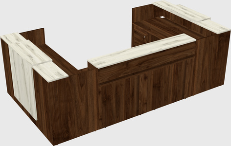Reception desk u-shape