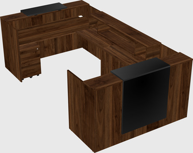 Reception desk u-shape