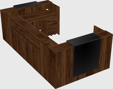 Reception desk u-shape