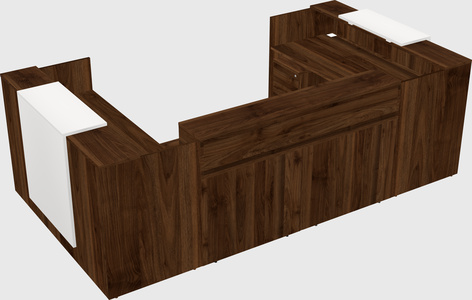 Reception desk u-shape