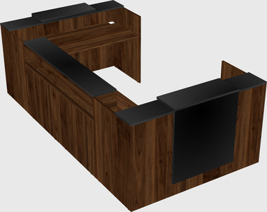 Reception desk u-shape