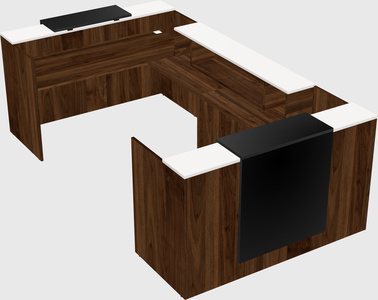 Reception desk u-shape