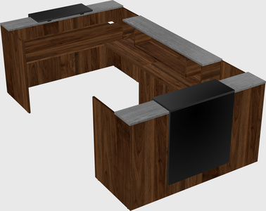 Reception desk u-shape