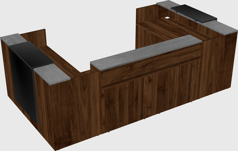 Reception desk u-shape