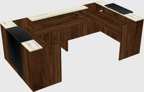 Reception desk u-shape
