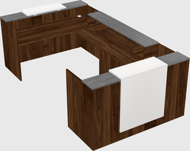 Reception desk u-shape