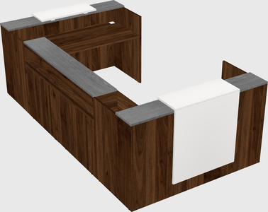 Reception desk u-shape