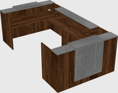 Reception desk u-shape