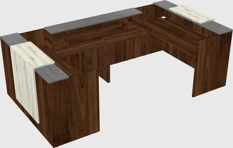 Reception desk u-shape