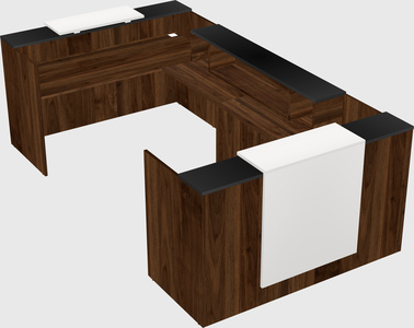 Reception desk u-shape