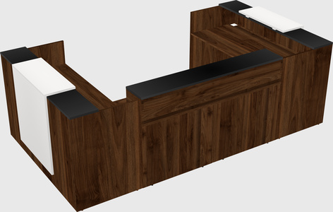 Reception desk u-shape