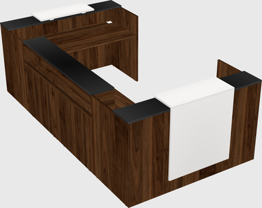 Reception desk u-shape