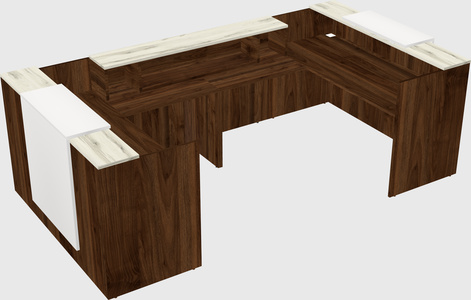 Reception desk u-shape
