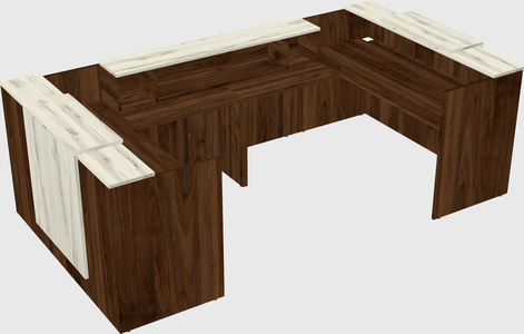 Reception desk u-shape