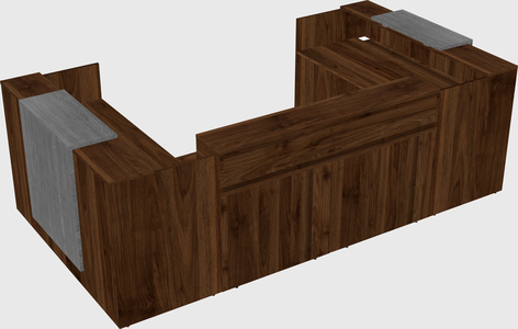 Reception desk u-shape